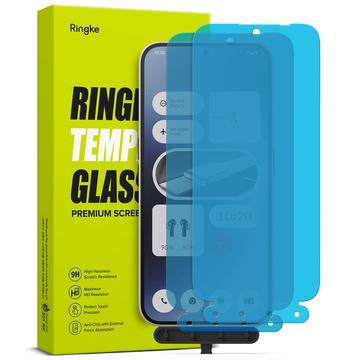 Protecteur d’Écran Nothing Phone (2a)/(2a) Plus en Verre Trempé Ringke TG - Case Friendly - BordClair