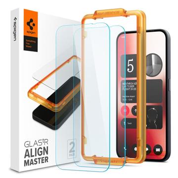 Protecteur d\'Écran Nothing Phone (2a)/(2a) Plus Spigen ALM Glas.tR - 2 Pièces