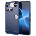 Coque Nothing Phone (3) en TPU Brossé - Fibre de Carbone