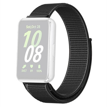 Samsung Galaxy Fit3 - Bracelet en Nylon avec Fermeture Velcro - Noir