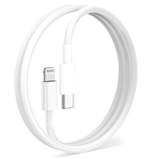 Câble USB-C / Lightning OTB - iPhone 14/13/12/X/iPad Pro - 1m - Blanc