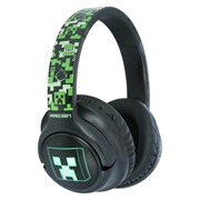 Casque sans fil lumineux à LED OTL Technologies Minecraft Creeper - Noir / Vert