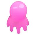 Brosse de massage flexible pour cuir chevelu Octopus - Rose vif