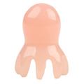 Brosse de massage flexible pour cuir chevelu Octopus - Rose