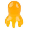 Brosse de massage flexible pour cuir chevelu Octopus - Jaune