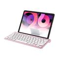 Omoton KB088 Clavier sans fil pour iPad avec support - Rose