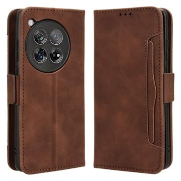 Étui Portefeuille OnePlus 12R/Ace 3 Série Cardholder - Marron