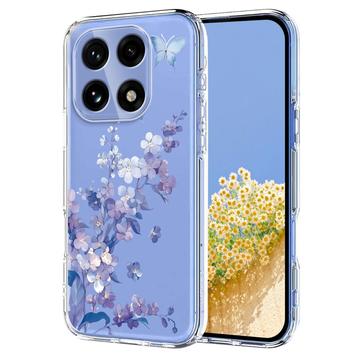 Coque OnePlus 15 en TPU à motif floral - Violete