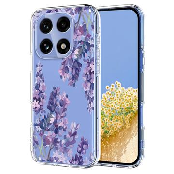 Coque OnePlus 15 en TPU à motif floral - Glycine