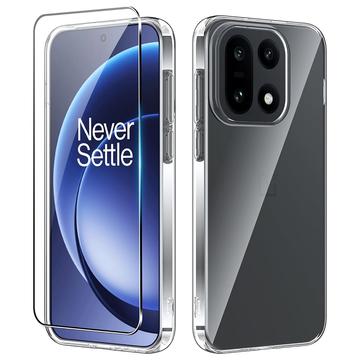 Coque OnePlus 15 en TPU avec Protecteur d’Écran Saii 2-en-1
