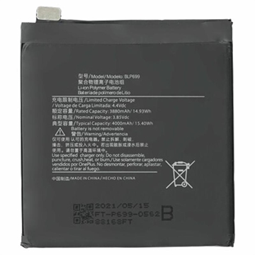 Batterie BLP699 pour OnePlus 7 Pro - 4000mAh
