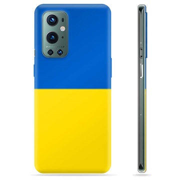 Coque OnePlus 9 Pro en TPU Drapeau Ukraine - Jaune et bleu clair