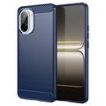 Coque OnePlus Ace 5 Racing/Nord CE5 en TPU Brossé - Fibre de Carbone