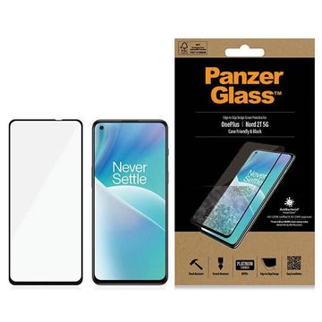 Protecteur d\'Écran OnePlus Nord 2T PanzerGlass E2E Case Friendly - Bord Noir