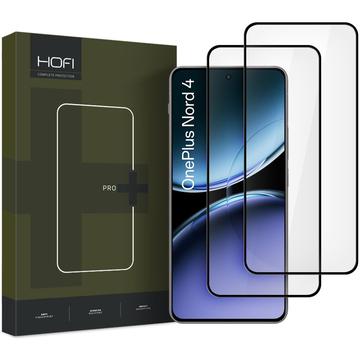 Protecteur d’Écran OnePlus Nord 4 en Verre Trempé - Hofi Premium Pro+ - 2 Pièces - Bord Noir