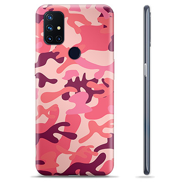 Coque OnePlus Nord N10 5G en TPU - Camouflage Rose