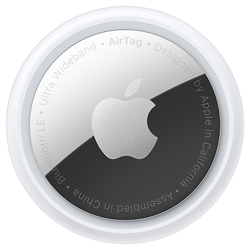 Coque Apple AirTag en TPU Dux Ducis avec Porte-Clés - 4 Pièces