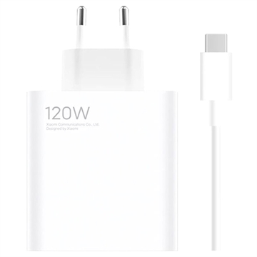 Chargeur USB Xiaomi & Câble USB-C BHR6034EU - 120W - Blanc