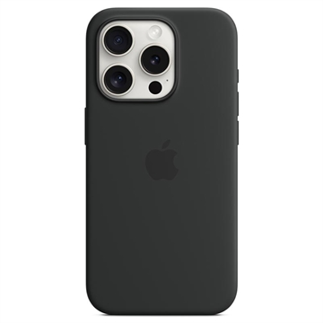 Coque iPhone 15 Pro en Silicone avec MagSafe Apple MT1A3ZM/A - Noir