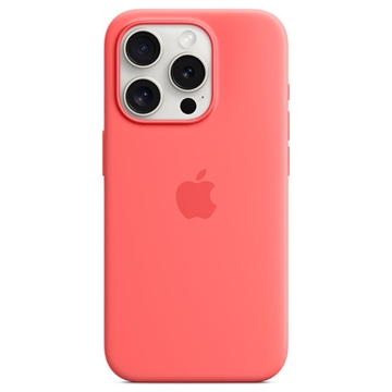 Coque iPhone 15 Pro en Silicone avec MagSafe Apple MT1G3ZM/A - Goyave