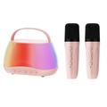 P13 Enceinte Bluetooth portable 5W avec 2 microphones sans fil et RGB - Rose