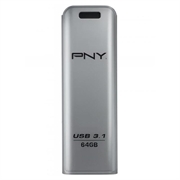 Clé USB PNY Elite Steel USB-A 3.1 FFD64GESTEEL31G-EF - 64 Go