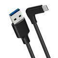 Câble de connexion PC-VR USB-C haute vitesse PQ102 pour Meta Quest 2/3/3S - 1.5m / 10 Gbit/s - Noir