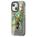 Coque Hybride iPhone 14 Plus Kingxbar PQY Mecha Mag - Verte