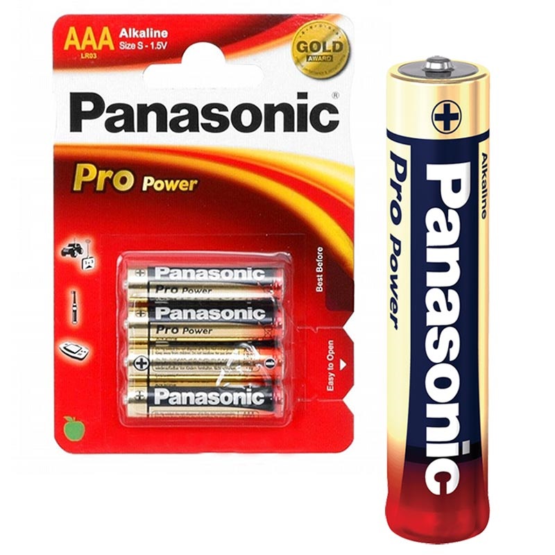 Pile AAA Panasonic Pro Power LR03PPG 1.5V 1x4