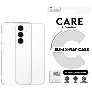 Coque Samsung Galaxy S25 FE PanzerGlass Care Fashion Slim X-Ray - Transparente