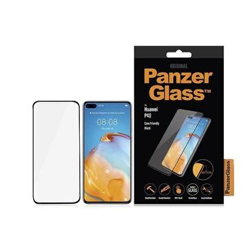 Protecteur d\'Écran Huawei P40 en Verre Trempé PanzerGlass Case Friendly - Bord Noir