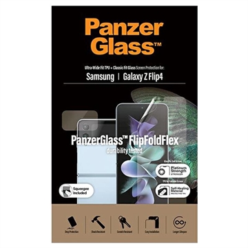 Protecteur d\'Écran Samsung Galaxy Z Flip4 PanzerGlass Ultra-Wide Fit