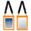 Pictet.Fino RH02 Étui universel étanche IPX8 13" - iPad, tablette - Orange