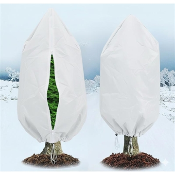 Couverture de protection contre le gel des plantes avec design respirant - 80x100cm - Blanc