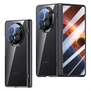Coque Honor Magic V6 en plastique avec protecteur d'écran extérieur en verre trempé