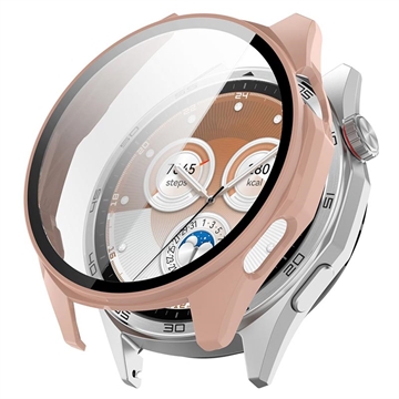 Coque Huawei Watch GT 6 en Plastique avec Protecteur d\'Écran - 46mm - Rose