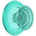 Socle et poignée extensible PopSockets Round MagSafe PopGrip - Menthe translucide