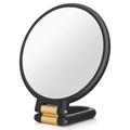 Miroir de maquillage portable grossissant 10x - Noir