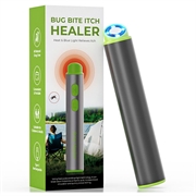 Appareil portable pour soulager les démangeaisons dues aux piqûres d'insectes - Rechargeable par USB - Argent