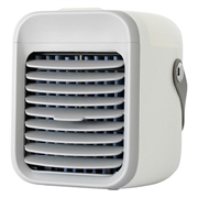 Mini climatiseur évaporatif portable avec humidificateur et purificateur d'air - Blanc
