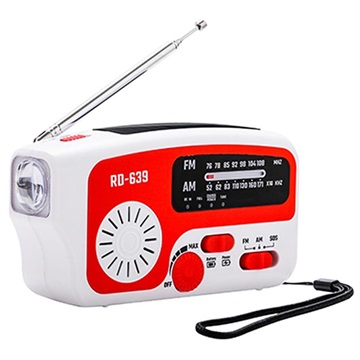 Radio d\'urgence Portable à Manivelle Multifonctionnelle RD-639
