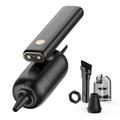 Aspirateur portable rotatif avec double éclairage LED - Noir