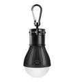 Ampoule de camping portable résistante à l'eau avec mousqueton - Noir