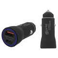 Chargeur Voiture Rapide Prio - USB / Type-C - 36W - Noir