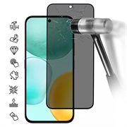 Protecteur d'Écran Honor X6c en Verre Trempé Privacy Full Cover - Bord Noir