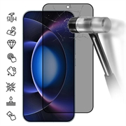Protecteur d'Écran Xiaomi 17 Max en Verre Trempé Privacy Full Cover - Bord Noir