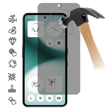 Protection d\'écran Nothing Phone (3a) Lite en verre trempé Confidentialité - 9H