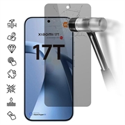 Protection d'écran Xiaomi 17T en verre trempé Confidentialité - 9H