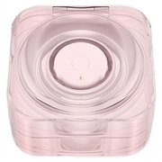 Etui de protection en TPU pour l'anneau de charge Samsung Galaxy - Rose transparent