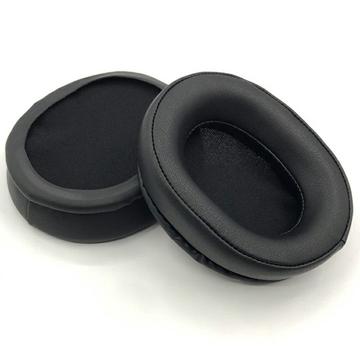 Oreillettes en cuir protéiné pour le casque Audio-Technica ATH-WS990BT - Noir